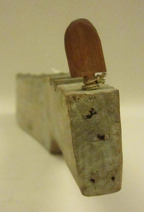 Lute, wood, sinew, paint, Native American (Yakutat Tlingit)