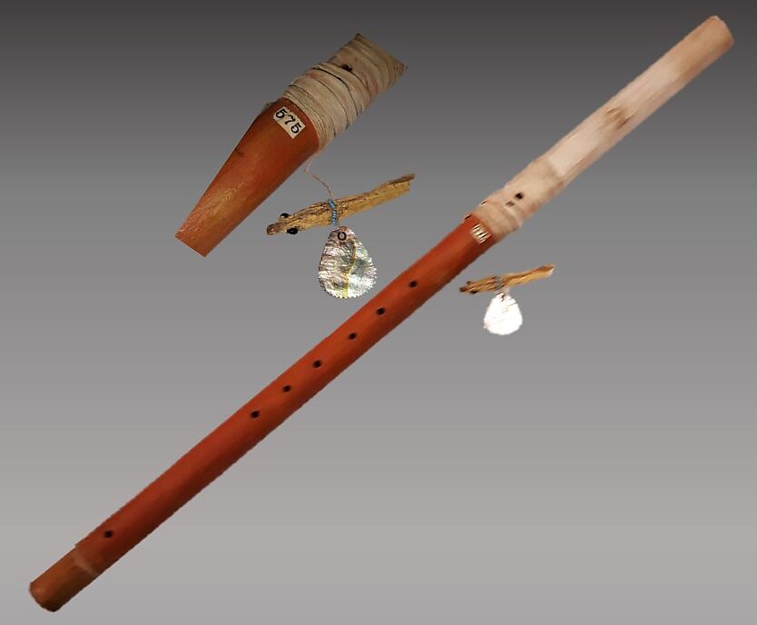 native american wooden flute