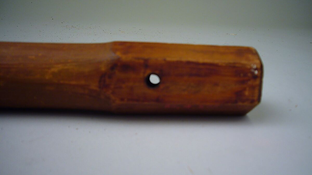 Chotonka-Chanta-Ki-Yapi, Wood, hide, Native American (Sioux or Dakota)