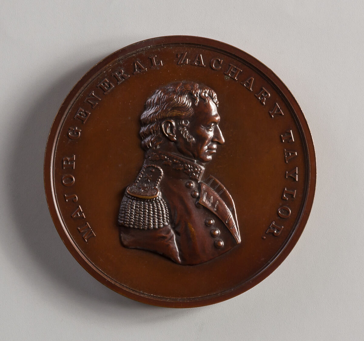 Medal of Major General Z. Taylor, Bronze 