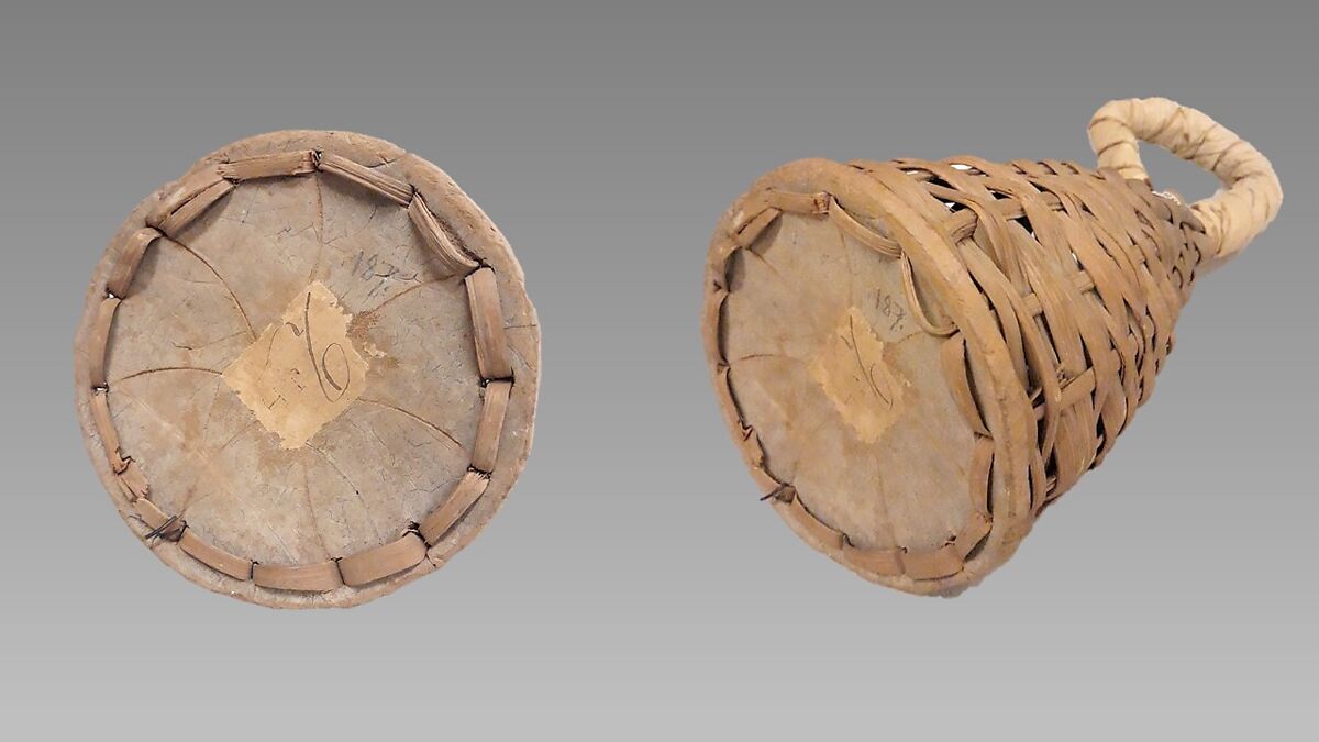 Cacha (rattle), Cane, cloth, seeds, wood, Cuban