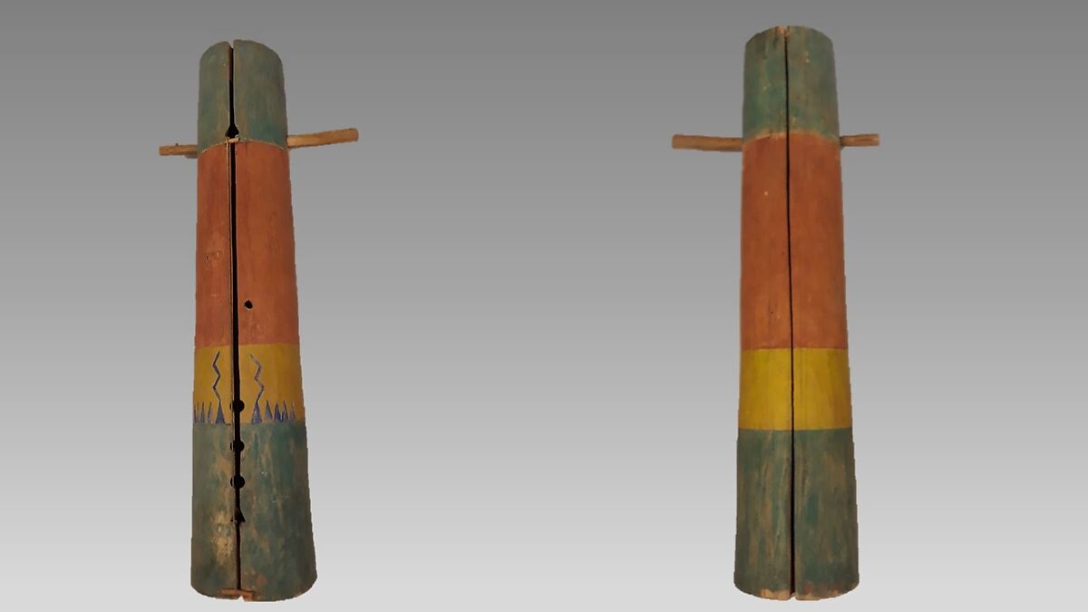 Tsii' Edo' Ai (Apache Fiddle), Wood, horsehair, Native American (Apache)