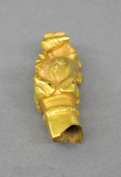 Rod Finial in the Shape of a Foliate Form, Gold, Indonesia (Java) 