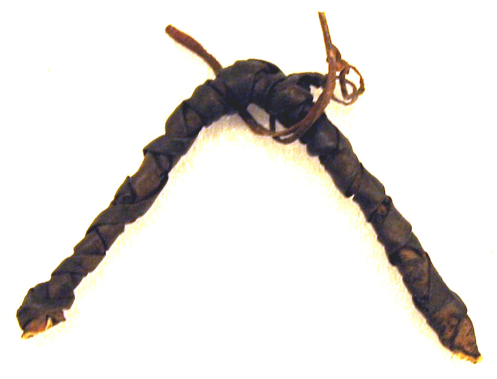 Frame Drum, Eskimauan family?, wood, skin, iron, Native American (Alaska or Northern Plains Indians)