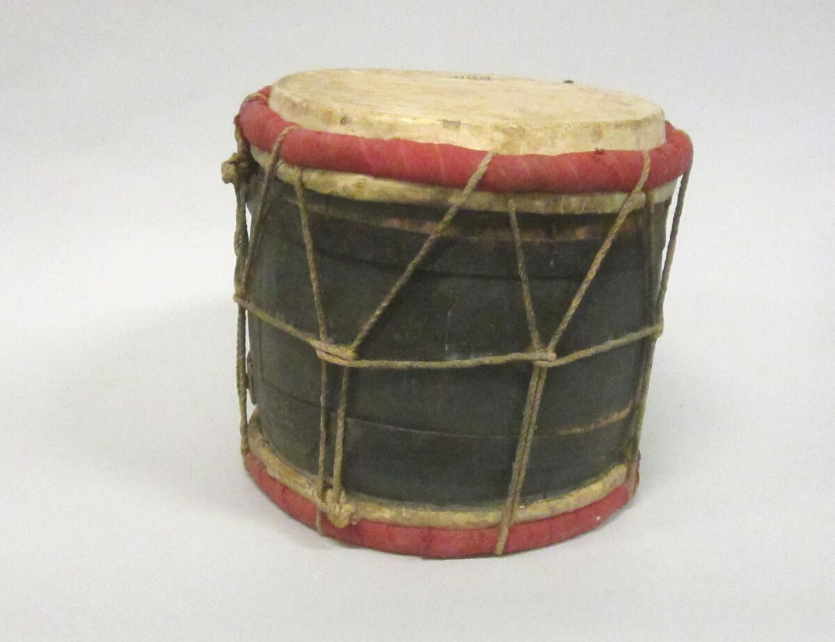 Tabona (drum), Wood, skin, and various materials, Cuban 