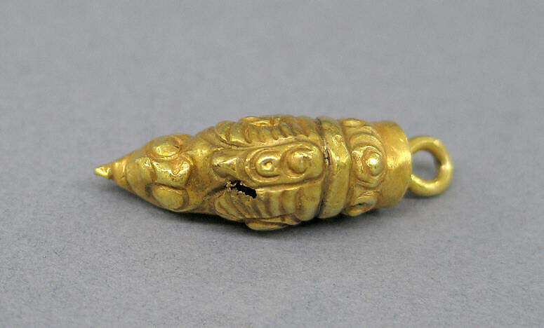 Pendant in Shape of a Makara, Gold, Indonesia (Java) 