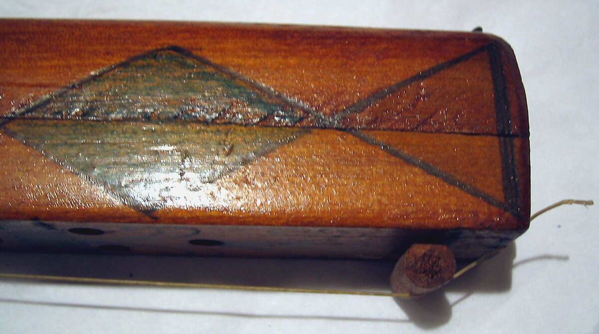 Tsii' Edo' Ai (Apache Fiddle), Chappo Geronimo (Chiricahua Apache Native American, 1867–1894 Mt. Vernon Barracks, Alabama), Wood, horse hairs, metal tacks, Native American (Apache, Chiricahua)