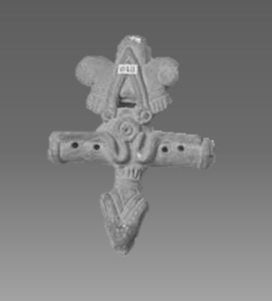 Pottery Flute, clay, Mexican 