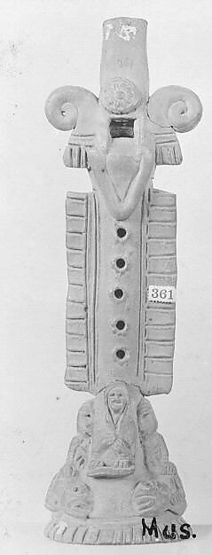 Pottery Flute, clay, Mexican