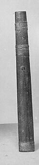 Reed Pipe, wood (red cedar or spruce), spruce root, Native American (Haida)