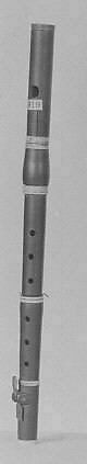 Transverse Flute in D, Gautrot aîné (French, Paris active 1845–84), wood, nickel-silver, French 
