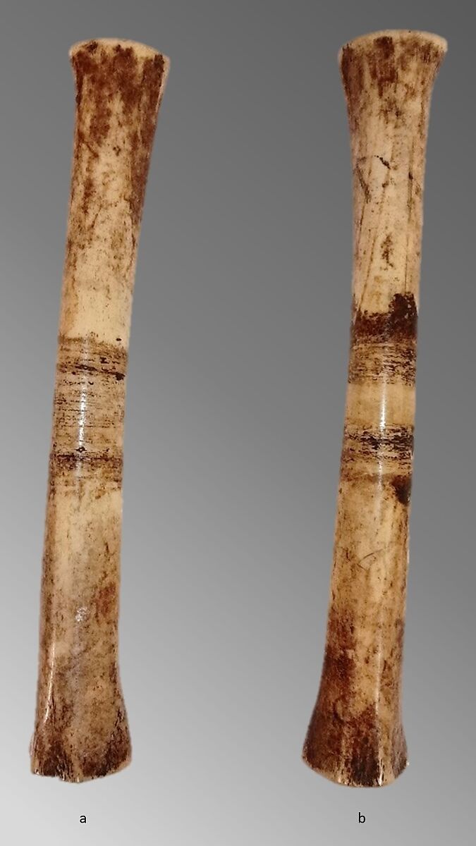 Bone flute, bone, Native American (Guyanese)