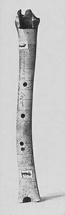 Wat-Sa-Pua, Bone, black wax (or natural rubber), Native American (Guyanese)