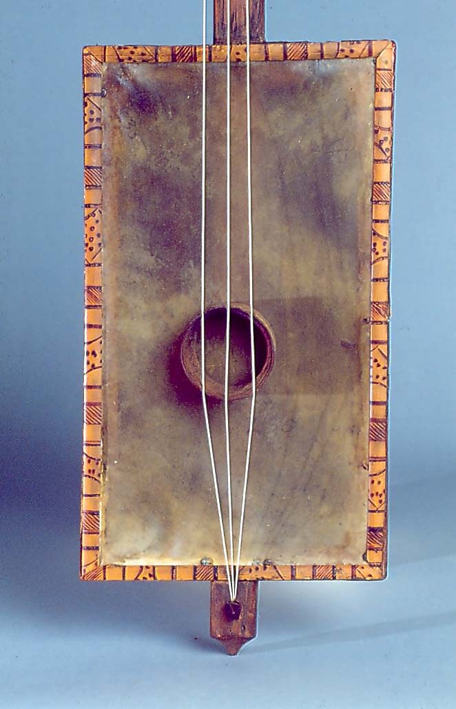 Tarawangsa, Wood, silk, parchment, Javanese (Sunda)