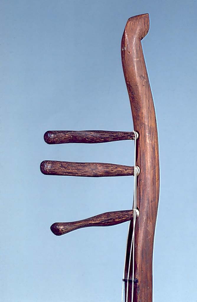 Tarawangsa, Wood, silk, parchment, Javanese (Sunda)