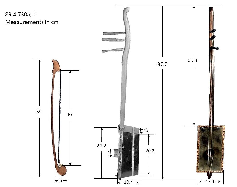 Tarawangsa, Wood, silk, parchment, Javanese (Sunda)