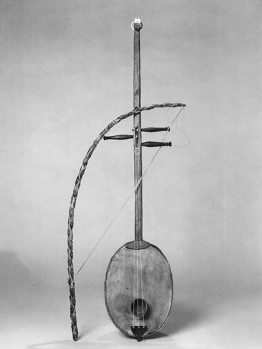 Tarawangsa, Wood, silk, parchment, mother-of-pearl, metal, Javanese (Sunda)