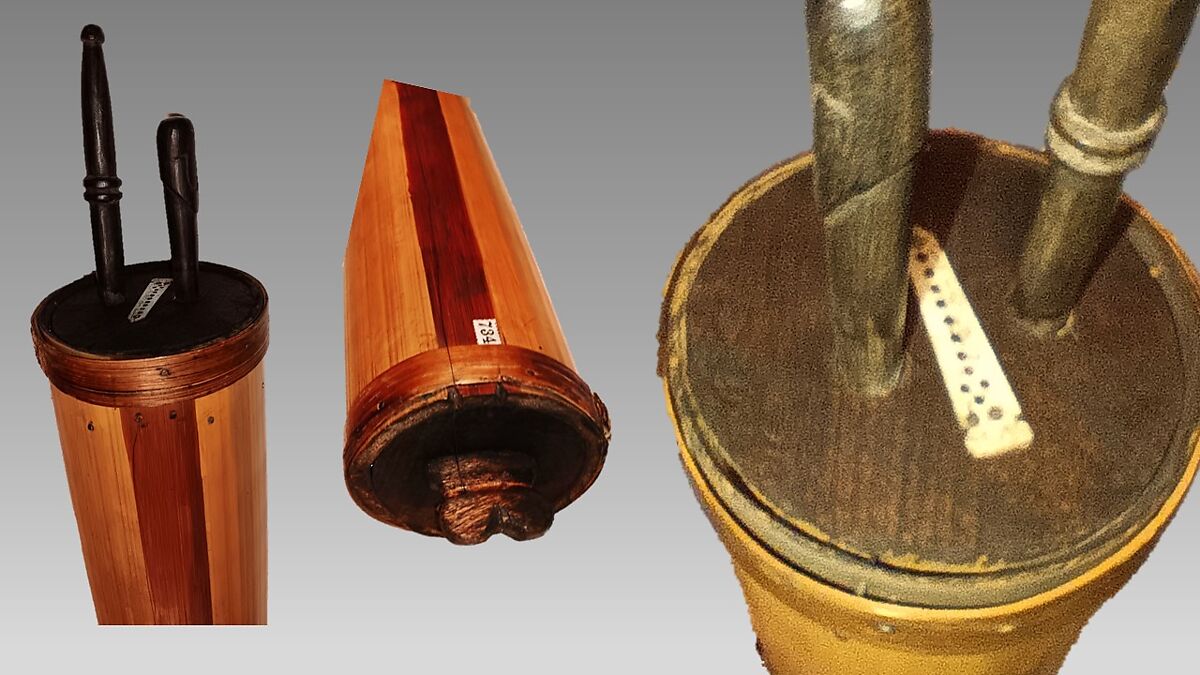 gumbeng (tube zither), Bamboo, wood, wire, Javanese