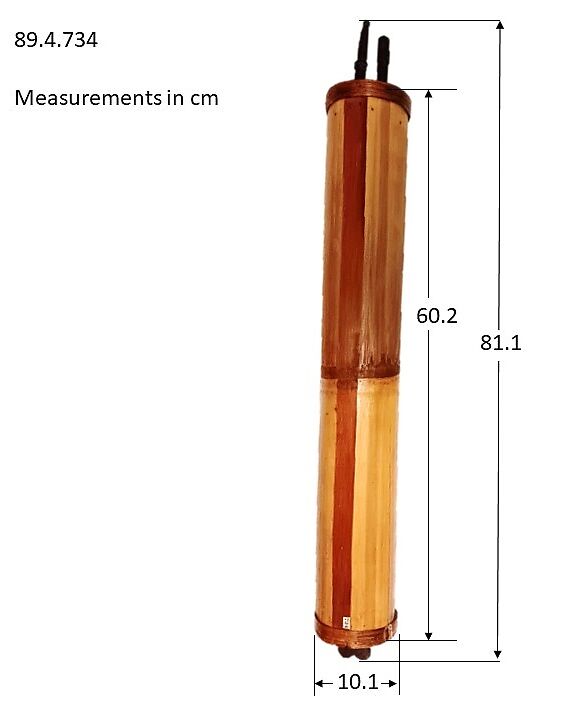 gumbeng (tube zither), Bamboo, wood, wire, Javanese