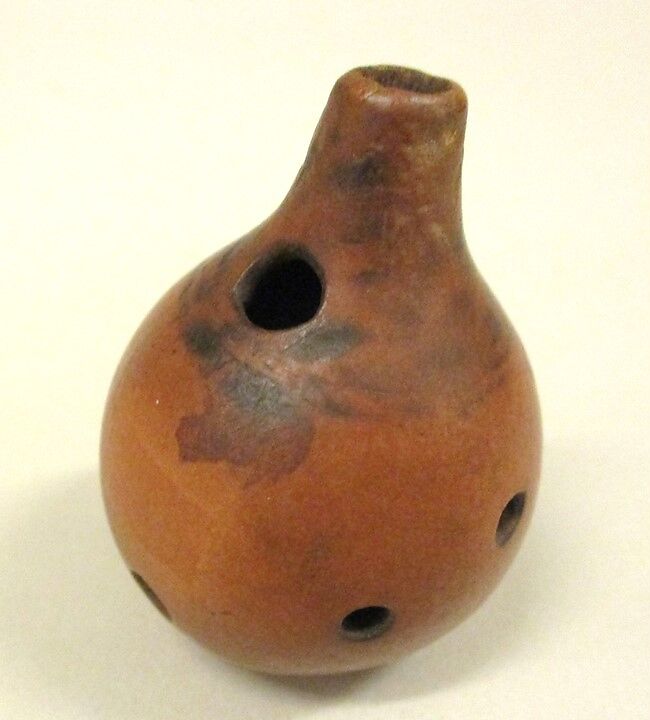 Ipu Hokiokio (nose flute), Gourd, Native American (Hawaiian) 