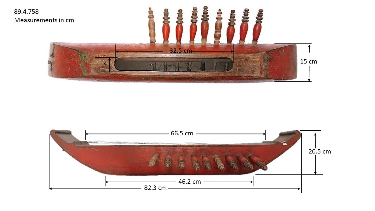 Kechapi, wood, paint, wire, Java (Sundanese)