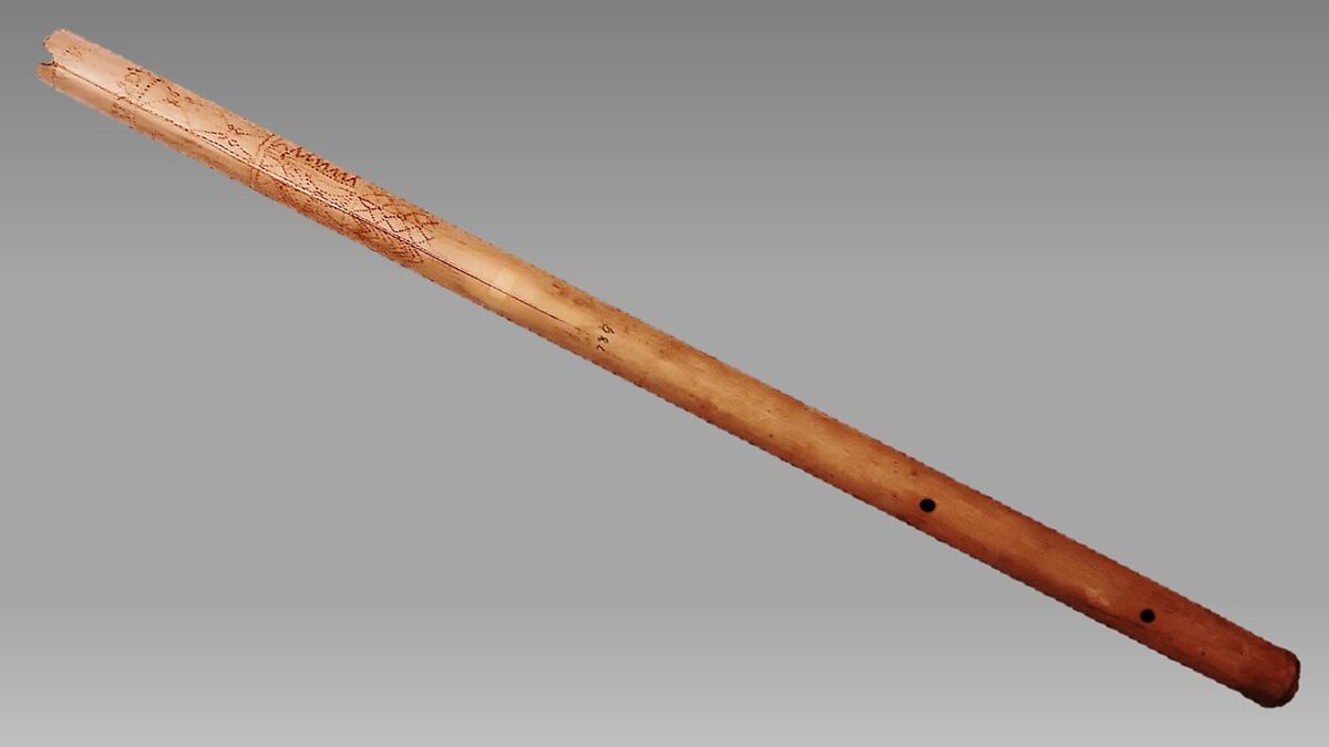 Gore (notched flute), bamboo, Melanesian (Aoba Island, Vanuatuan) 