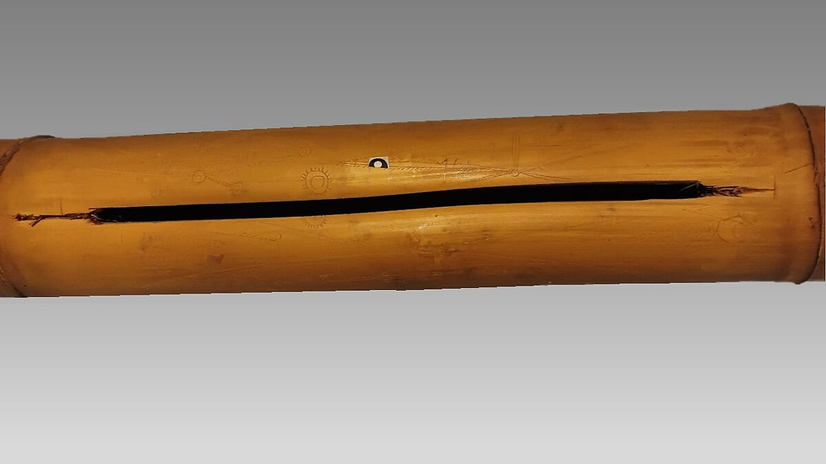 Kove (slit drum), Bamboo, Melanesian (Banks Islands, Vanuatuan)