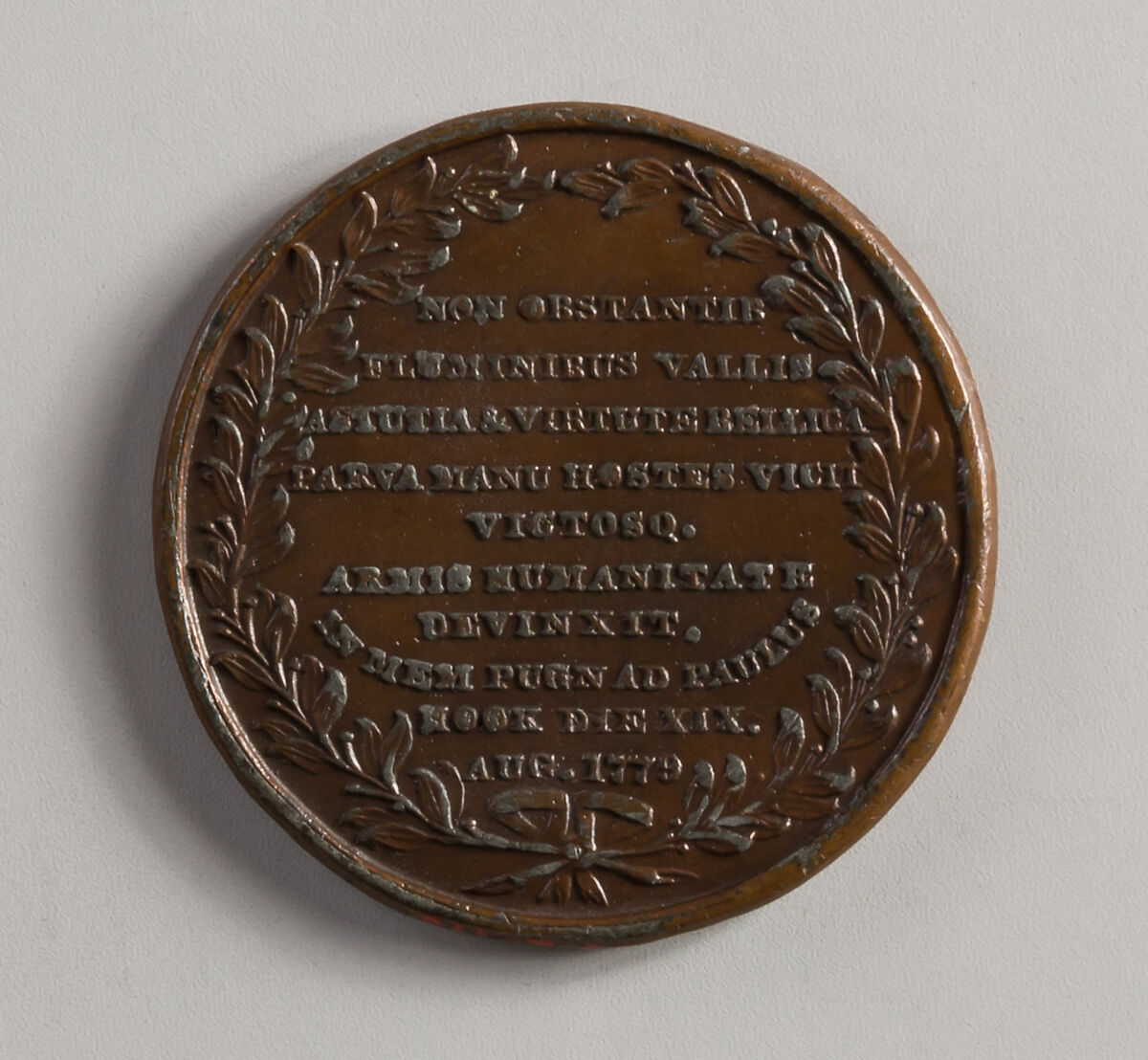 Medal of Henry Lee's Capture of the British at Paulus Hook, 1779, Lead