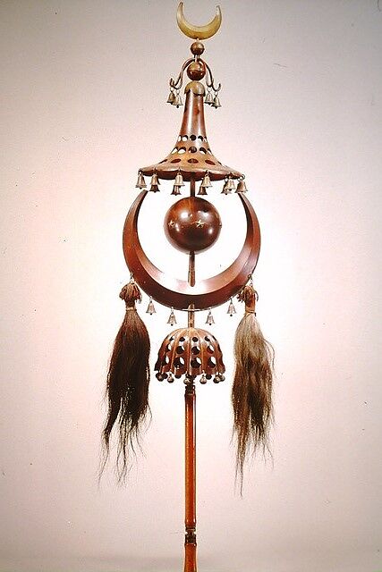 Schellenbaum, Metal, wood, German