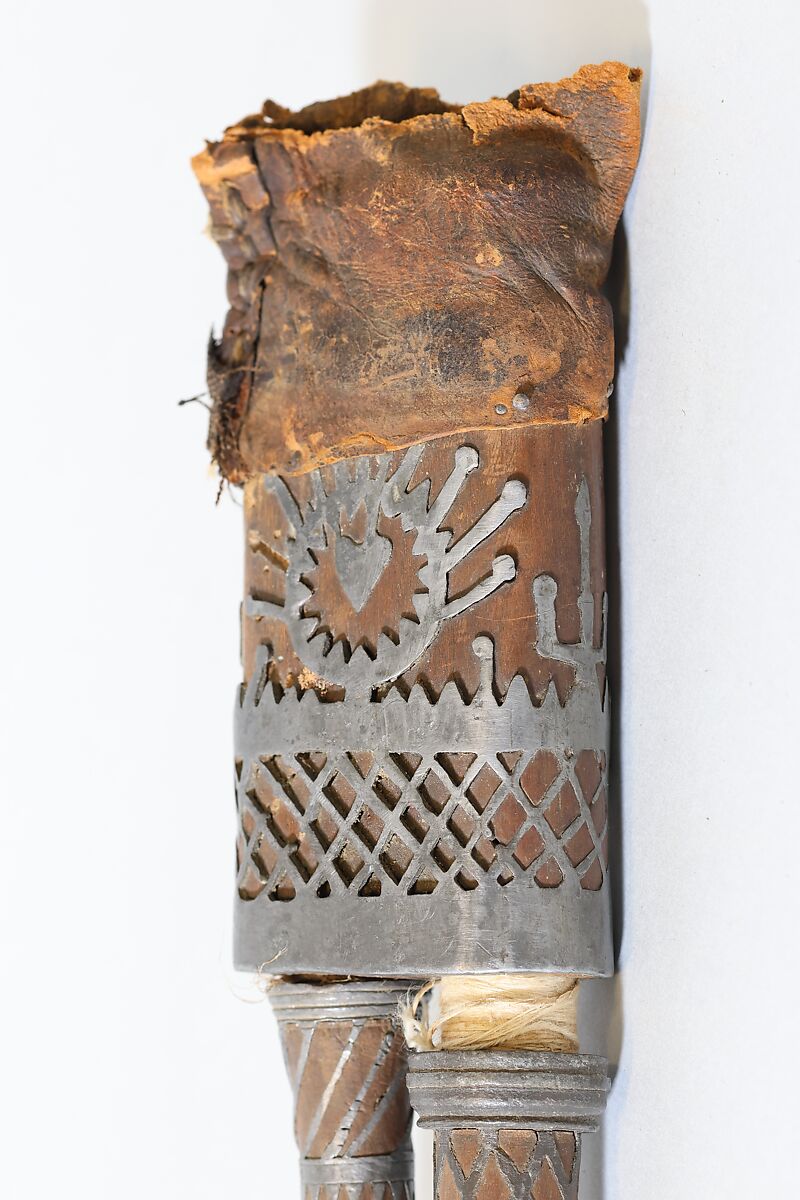 Cornemuse, wood, pewter, sheep or goatskin, French