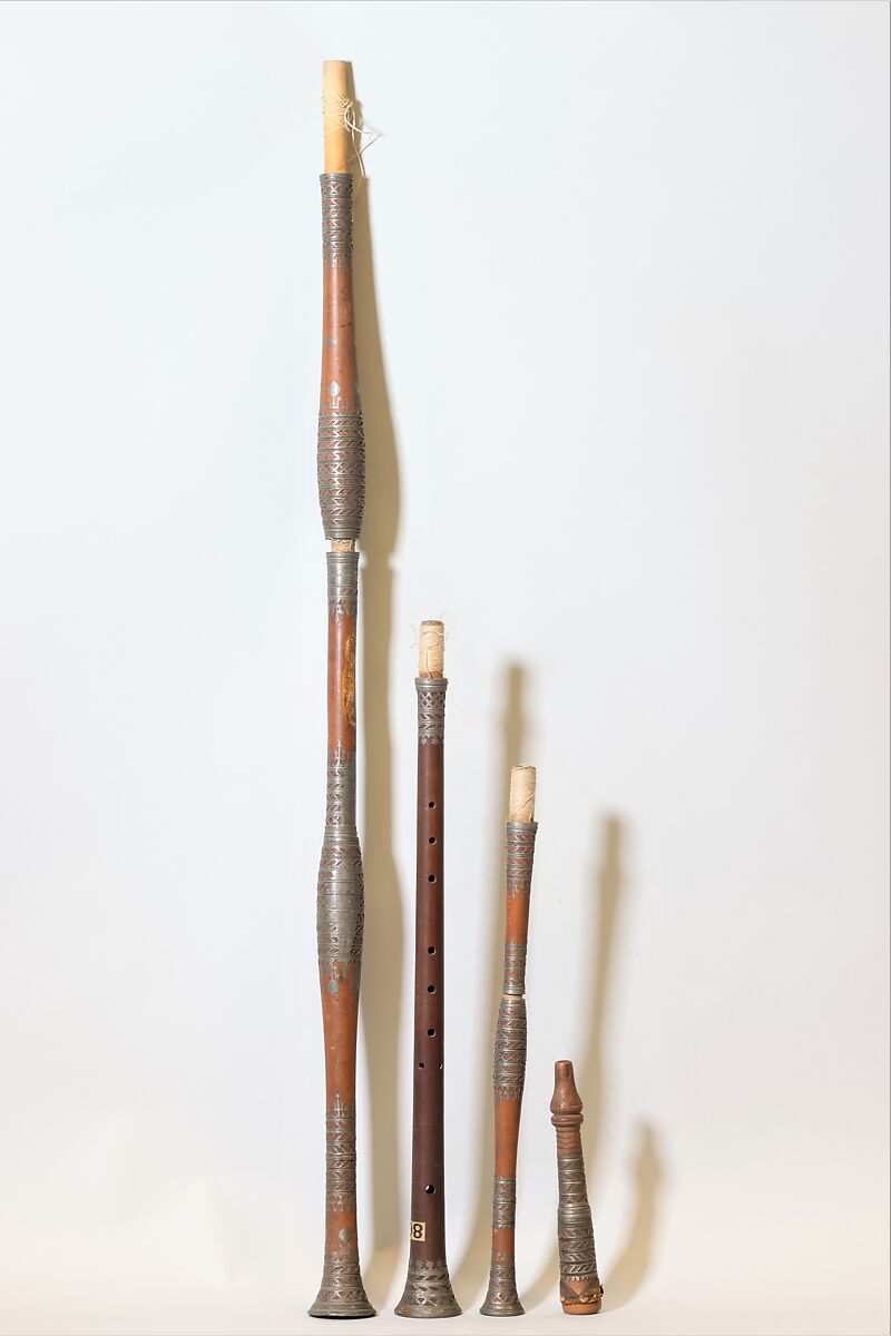 Cornemuse, wood, sheep or goatskin, pewter, French