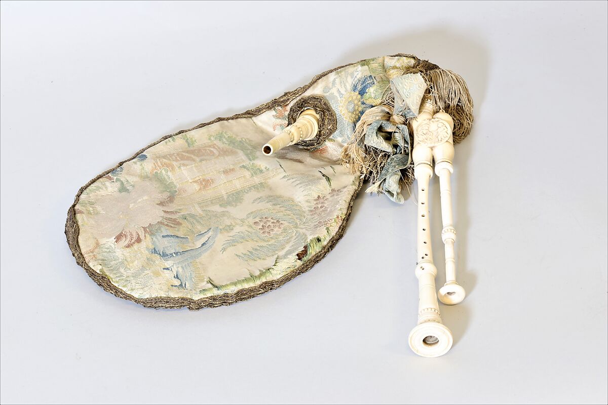 ‘Gaillard’ Musette, Possibly by P. Gaillard, Ivory, leather, silk, French