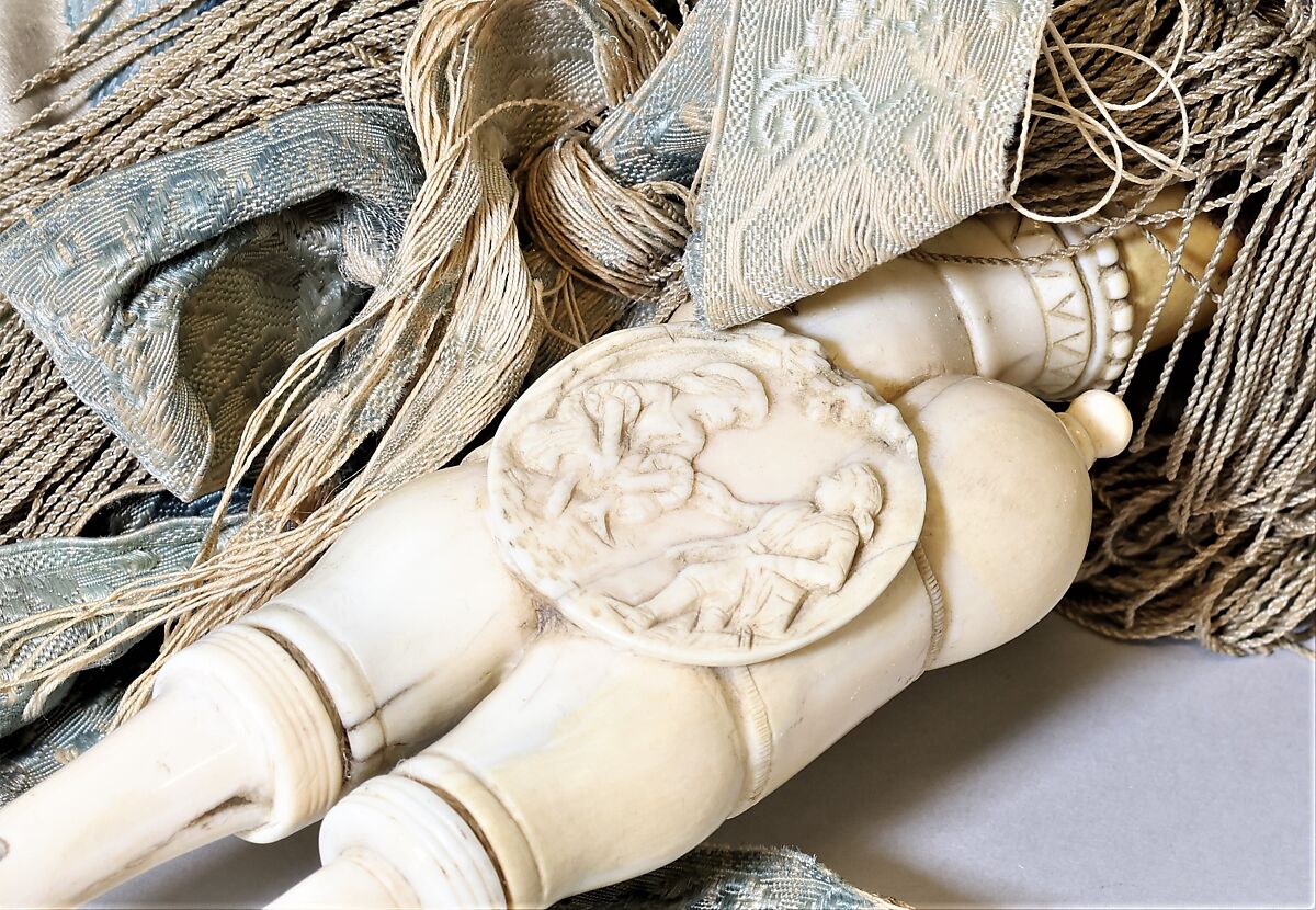 ‘Gaillard’ Musette, Possibly by P. Gaillard, Ivory, leather, silk, French