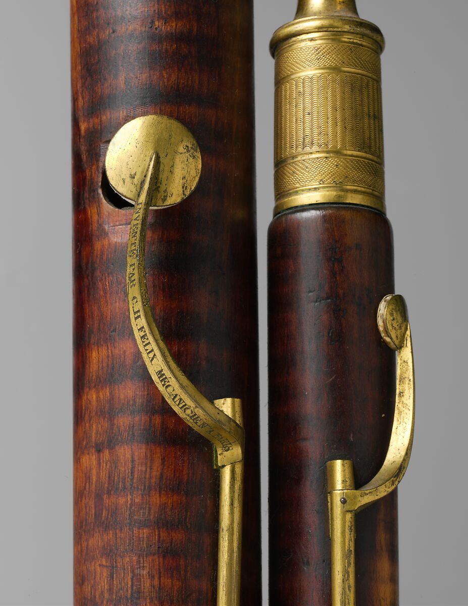 Bassoon in C, Jean-Jacques Baumann (French, Paris 1772–1845 Paris), Maple, brass, French