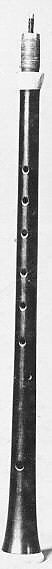 Hautbois de Poitou, wood, ivory, metal, French
