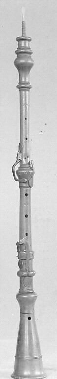 Oboe in C, H. C. Tölcke (Heinrich Carl), boxwood, brass, German