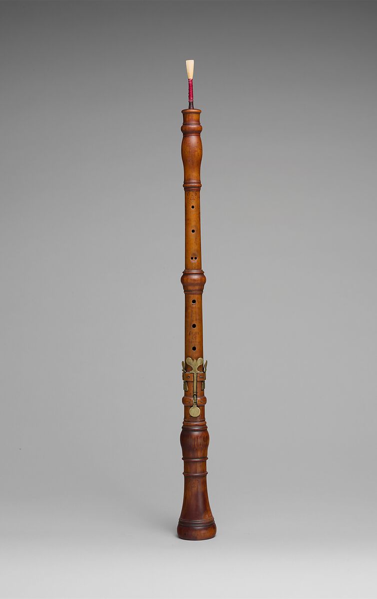 Oboe in C, Jacob Denner  German, boxwood, brass, German