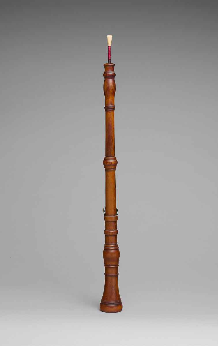 Oboe in C, Jacob Denner (German, Nuremberg 1681–1735), boxwood, brass, German