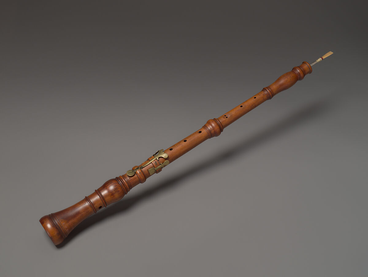 Oboe in C, Jacob Denner (German, Nuremberg 1681–1735), boxwood, brass, German