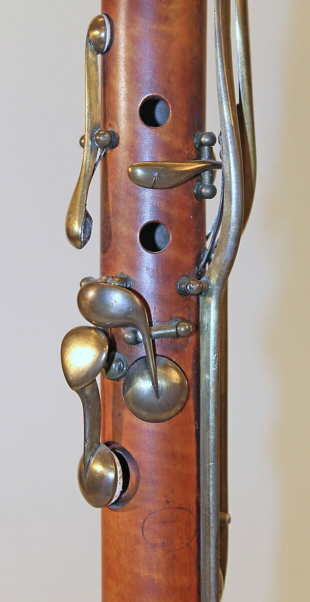 Clarinet in A, Probably by Louis Auguste Giboreau (Belgian, Dreux 1820–1873 Liège), Boxwood, brass, ivory, ebony, Belgian