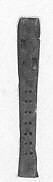 Double Recorder in A-flat, Wood, possibly German