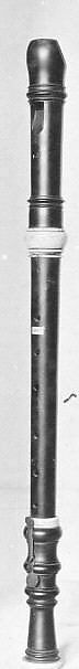 Tenor Recorder in C, Wood, ivory, brass, German
