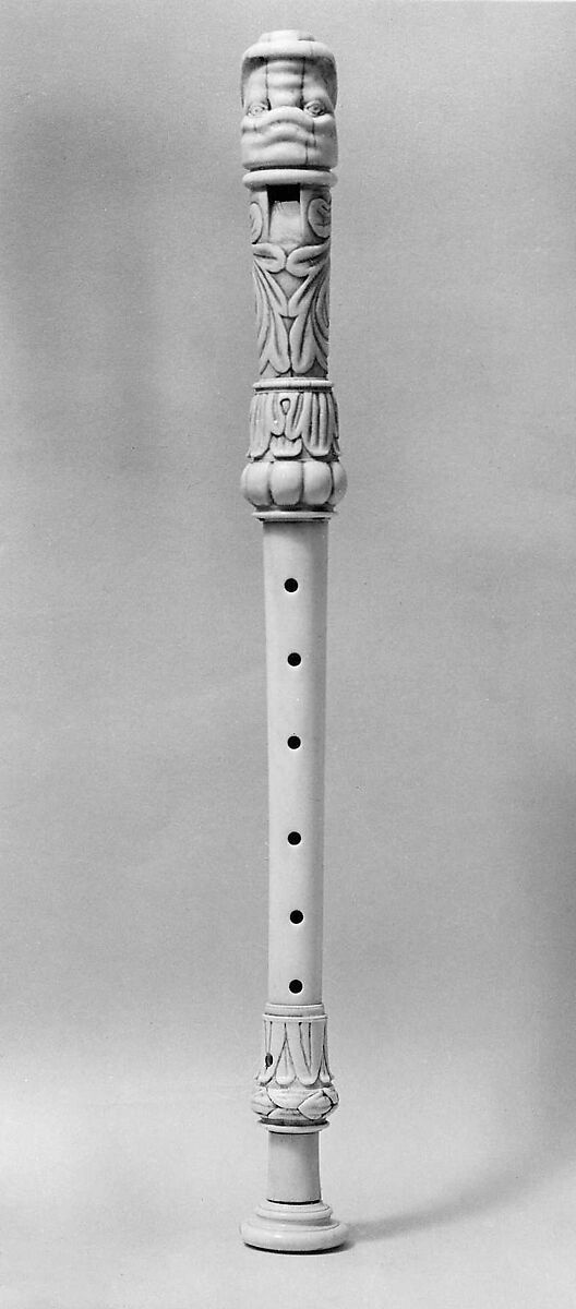 Alto Recorder in F, Johann Benedikt Gahn (German, Nuremberg 1674–1711 Nuremberg), Ivory, German