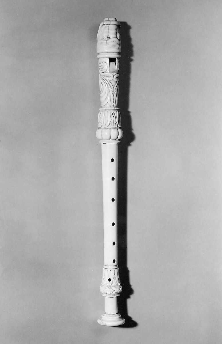 Alto Recorder in F, Johann Benedikt Gahn (German, Nuremberg 1674–1711 Nuremberg), Ivory, German