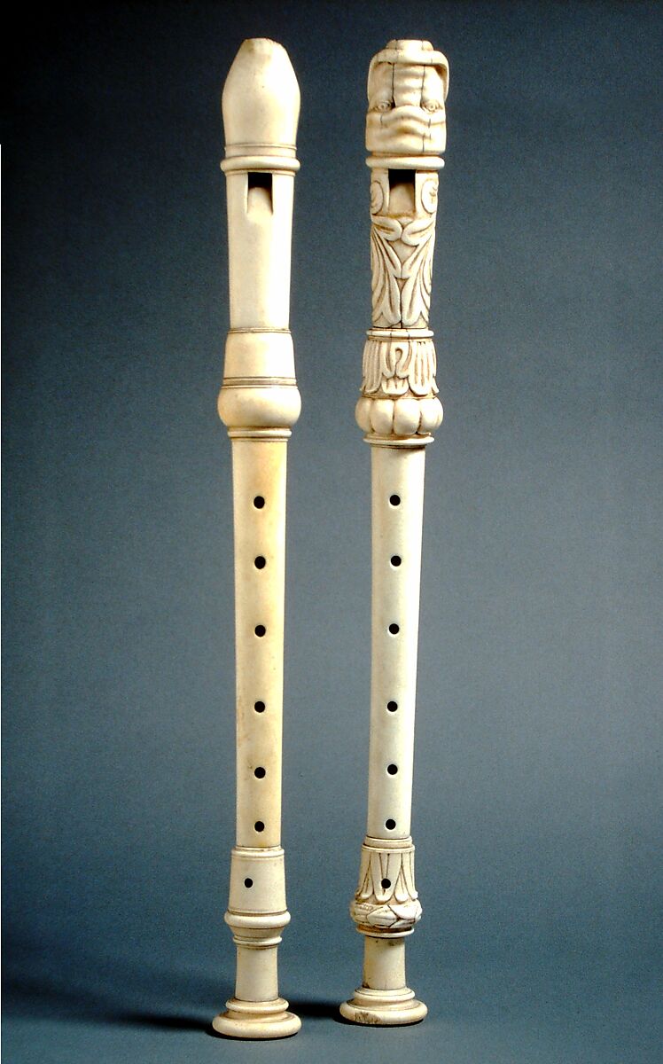 Alto Recorder in F, Johann Benedikt Gahn (German, Nuremberg 1674–1711 Nuremberg), Ivory, German