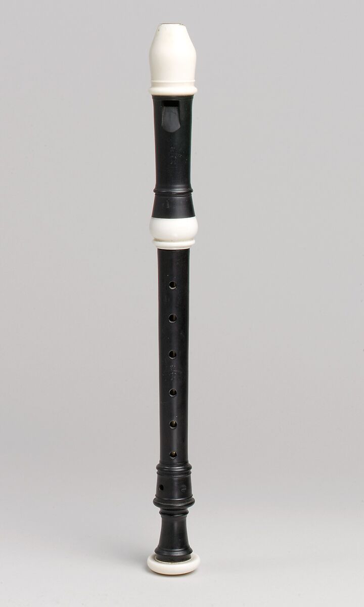 Soprano Recorder in B, Thomas Coenraet Boekhout (Kampen 1666–1715 Amsterdam), Ebony, ivory, Dutch 