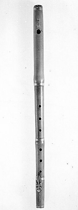 Transverse Flute in F, Wood, silver, British 