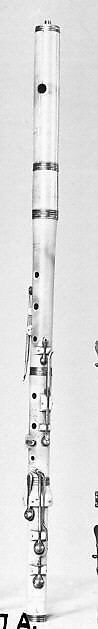 Transverse Flute in C, Possibly by Thomas Prowse (British, active London, 1816–1868), Ivory, silver, brass, British 