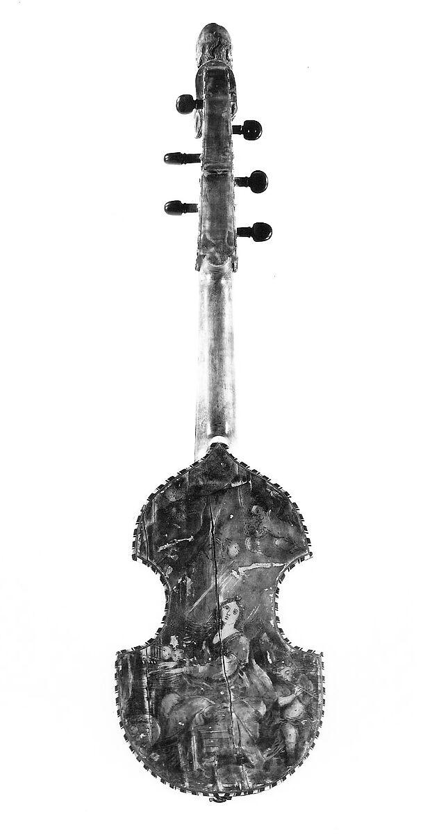 Small Tenor Viol, wood, bone, French