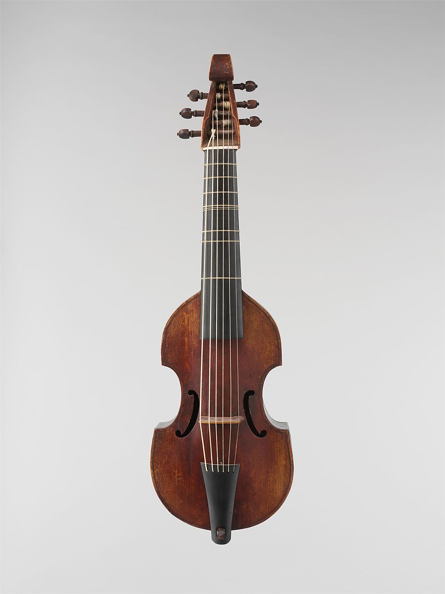 Treble Viol, Jean Ouvrard  French, Wood, French